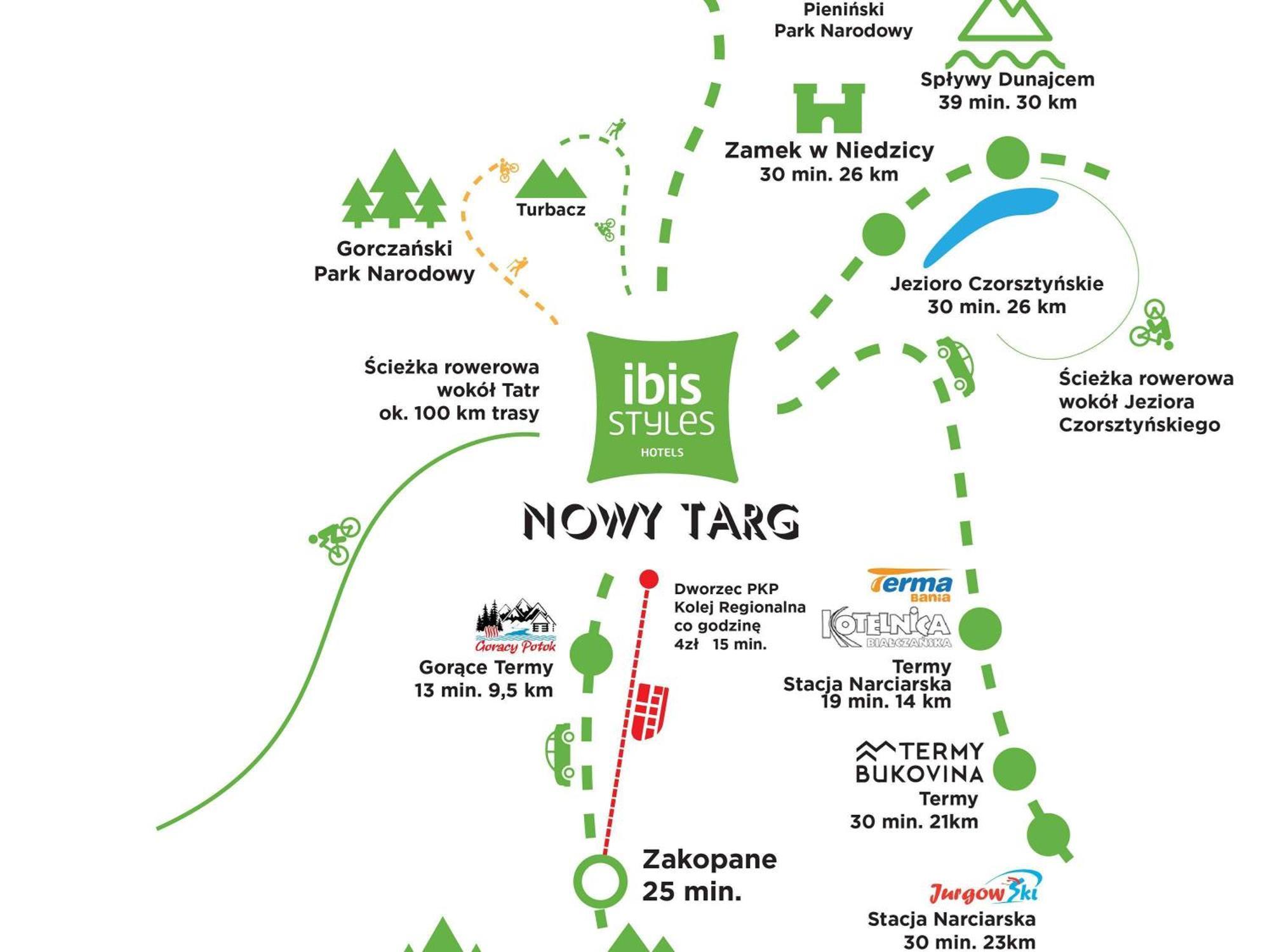 Отель Ibis Styles Новы-Тарг Экстерьер фото